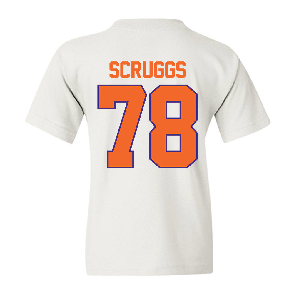 Clemson - NCAA Football : Carter Scruggs - Classic Shersey Youth T-Shirt-1