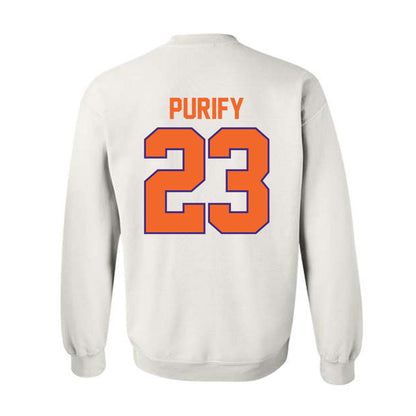 Clemson - NCAA Baseball : Jarren Purify - Classic Shersey Crewneck Sweatshirt-1