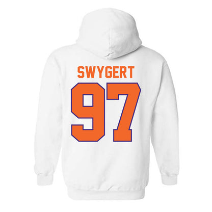 Clemson - NCAA Football : Patrick Swygert - Classic Shersey Hooded Sweatshirt-1