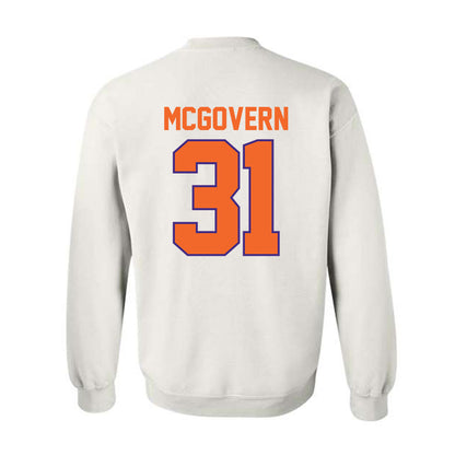 Clemson - NCAA Baseball : Jacob McGovern - Classic Shersey Crewneck Sweatshirt-1