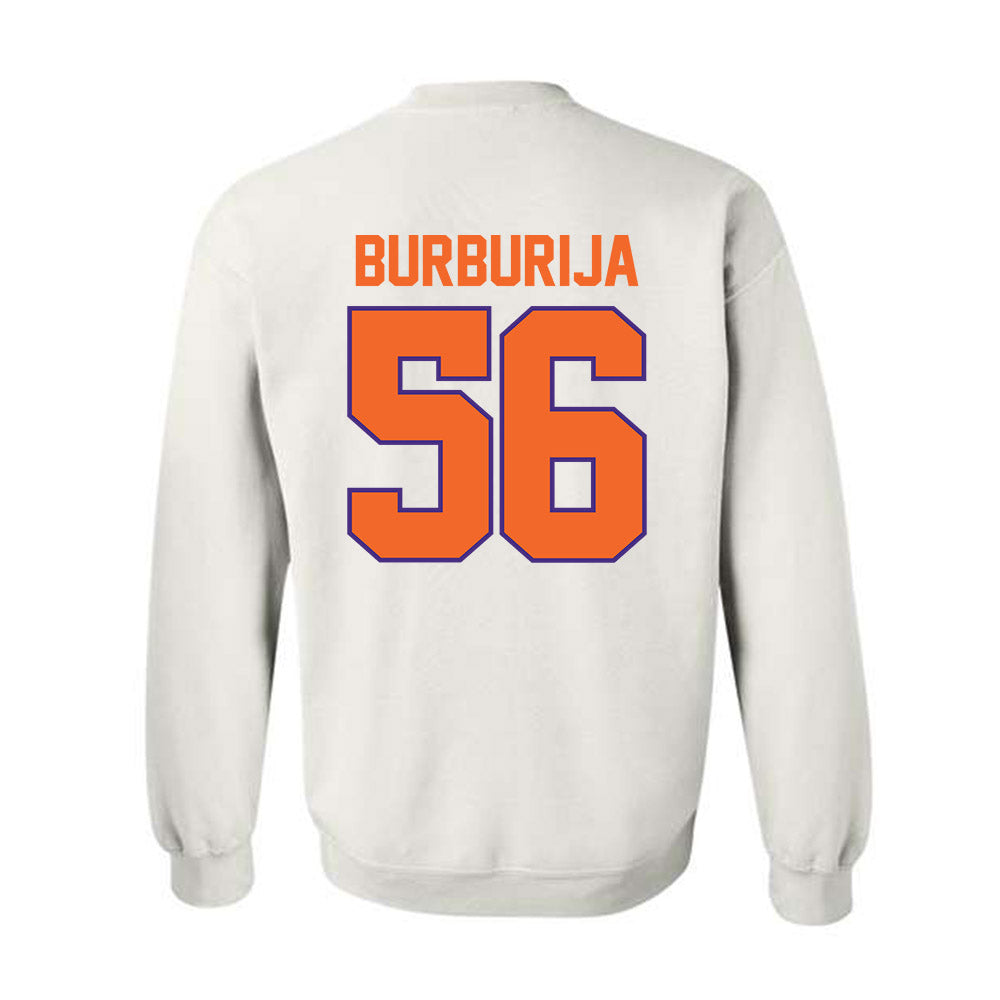 Clemson - NCAA Football : Andy Burburija - Classic Shersey Crewneck Sweatshirt-1