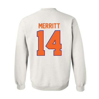 Clemson - NCAA Football : London Merritt - Classic Shersey Crewneck Sweatshirt-1