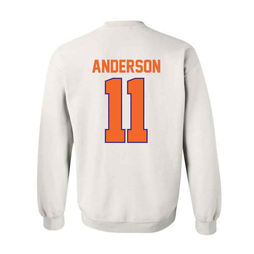 Clemson - NCAA Football : Polo Anderson - Classic Shersey Crewneck Sweatshirt-1