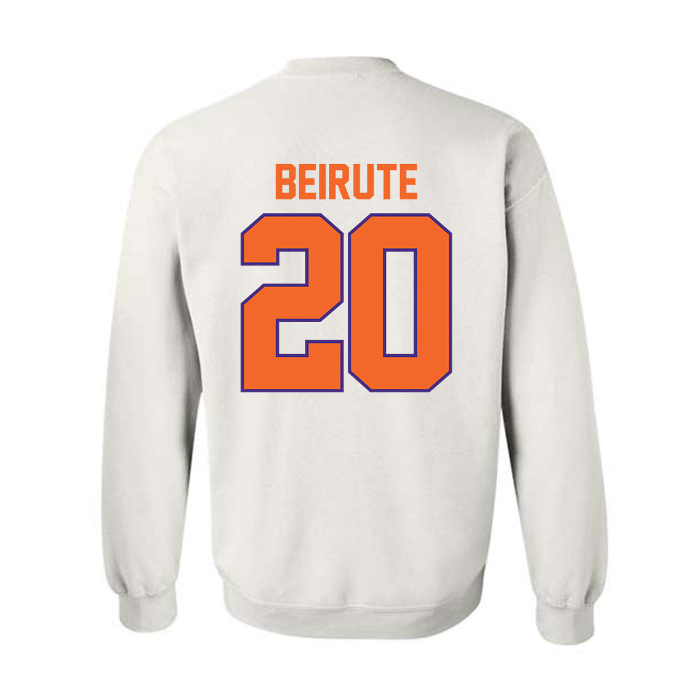 Clemson - NCAA Men's Soccer : Andres Beirute - Classic Shersey Crewneck Sweatshirt-1