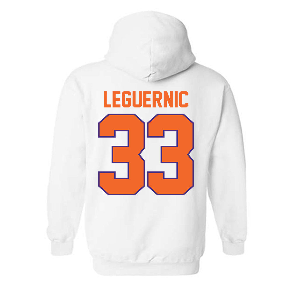 Clemson - NCAA Baseball : Justin LeGuernic - Classic Shersey Hooded Sweatshirt-1