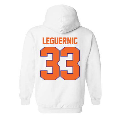 Clemson - NCAA Baseball : Justin LeGuernic - Classic Shersey Hooded Sweatshirt-1