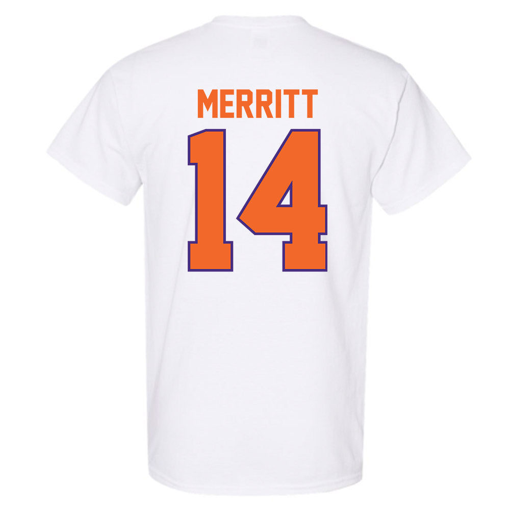 Clemson - NCAA Football : London Merritt - Classic Shersey T-Shirt-1
