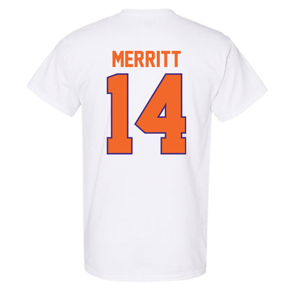 Clemson - NCAA Football : London Merritt - Classic Shersey T-Shirt-1