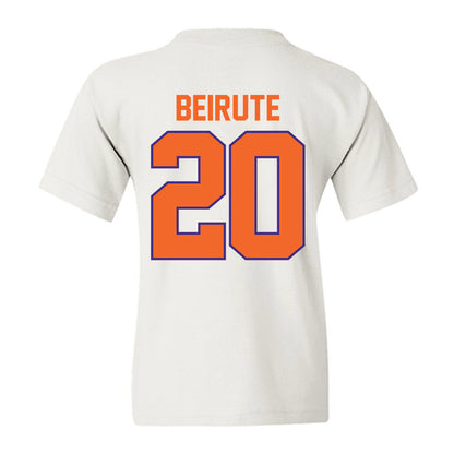 Clemson - NCAA Men's Soccer : Andres Beirute - Classic Shersey Youth T-Shirt-1