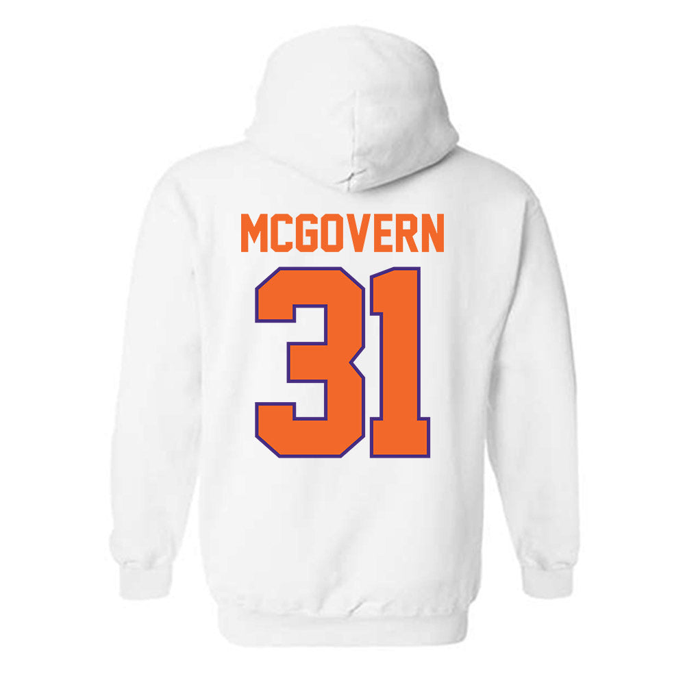 Clemson - NCAA Baseball : Jacob McGovern - Classic Shersey Hooded Sweatshirt-1