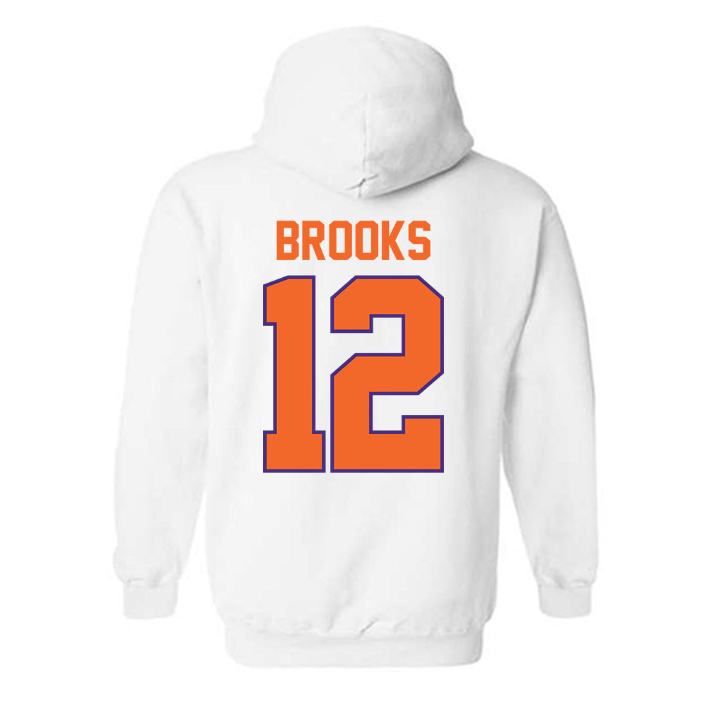 Clemson - NCAA Women's Soccer : Natalie Brooks - Classic Shersey Hooded Sweatshirt-1