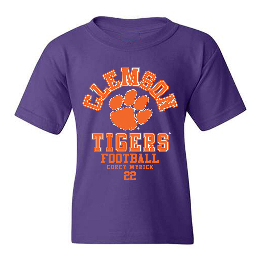 Clemson - NCAA Football : Corey Myrick - Classic Fashion Shersey Youth T-Shirt-0