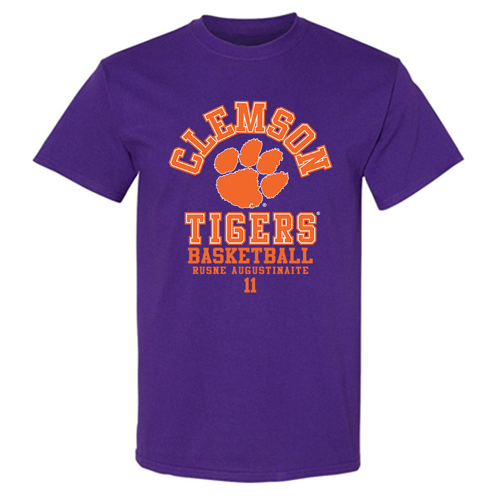 Clemson - NCAA Women's Basketball : Rusne Augustinaite - Classic Fashion Shersey T-Shirt-0
