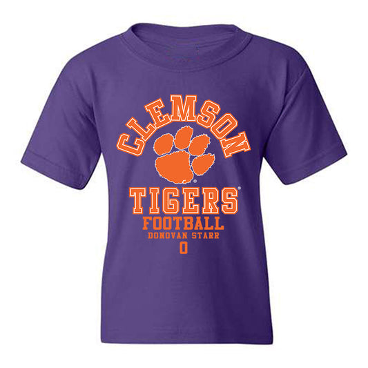 Clemson - NCAA Football : Donovan Starr - Classic Fashion Shersey Youth T-Shirt-0