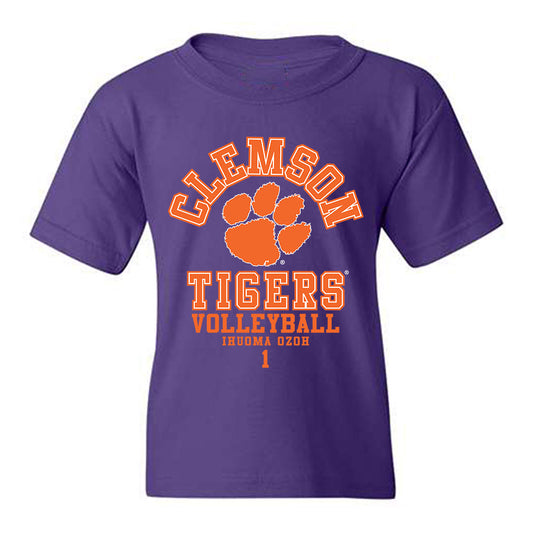 Clemson - NCAA Women's Volleyball : Ihuoma Ozoh - Classic Fashion Shersey Youth T-Shirt-0
