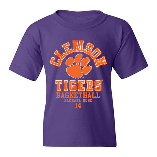 Clemson - NCAA Women's Basketball : Rachael Rose - Classic Fashion Shersey Youth T-Shirt-0