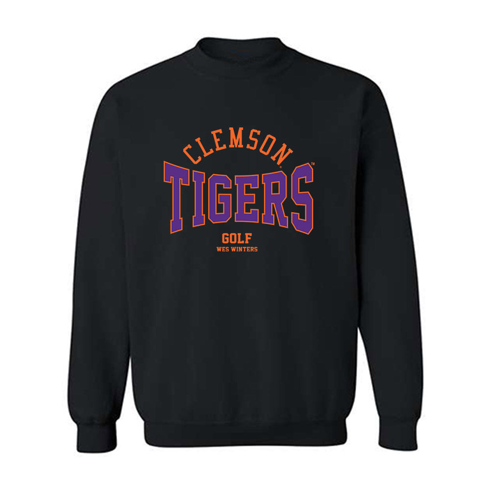 Clemson - NCAA Men's Golf : Wes Winters - Classic Fashion Shersey Crewneck Sweatshirt-0
