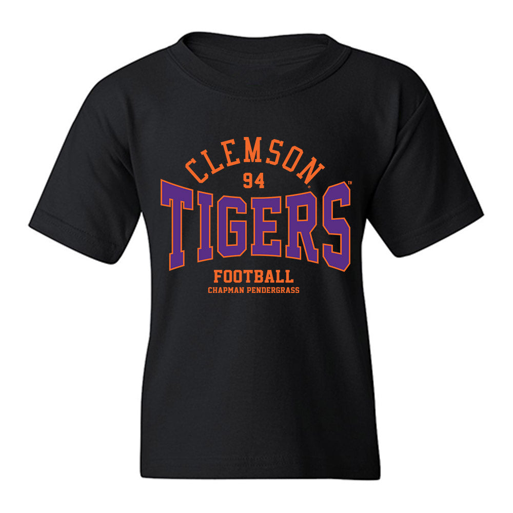 Clemson - NCAA Football : Chapman Pendergrass - Classic Fashion Shersey Youth T-Shirt-0