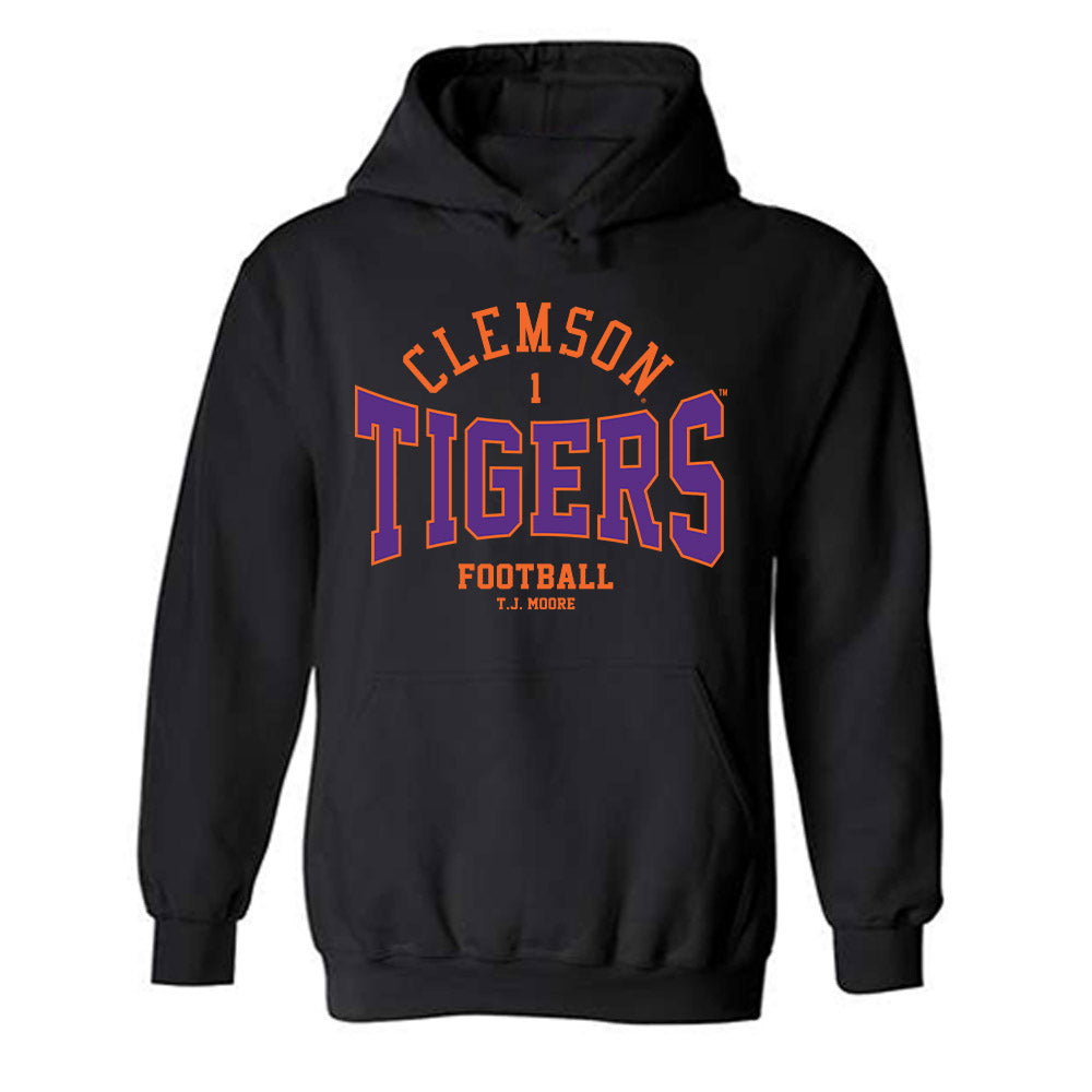 Clemson - NCAA Football : T.J. Moore - Classic Fashion Shersey Hooded Sweatshirt-0