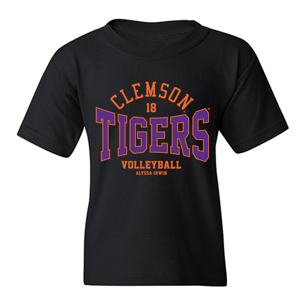 Clemson - NCAA Women's Volleyball : Alyssa Irwin - Classic Fashion Shersey Youth T-Shirt-0
