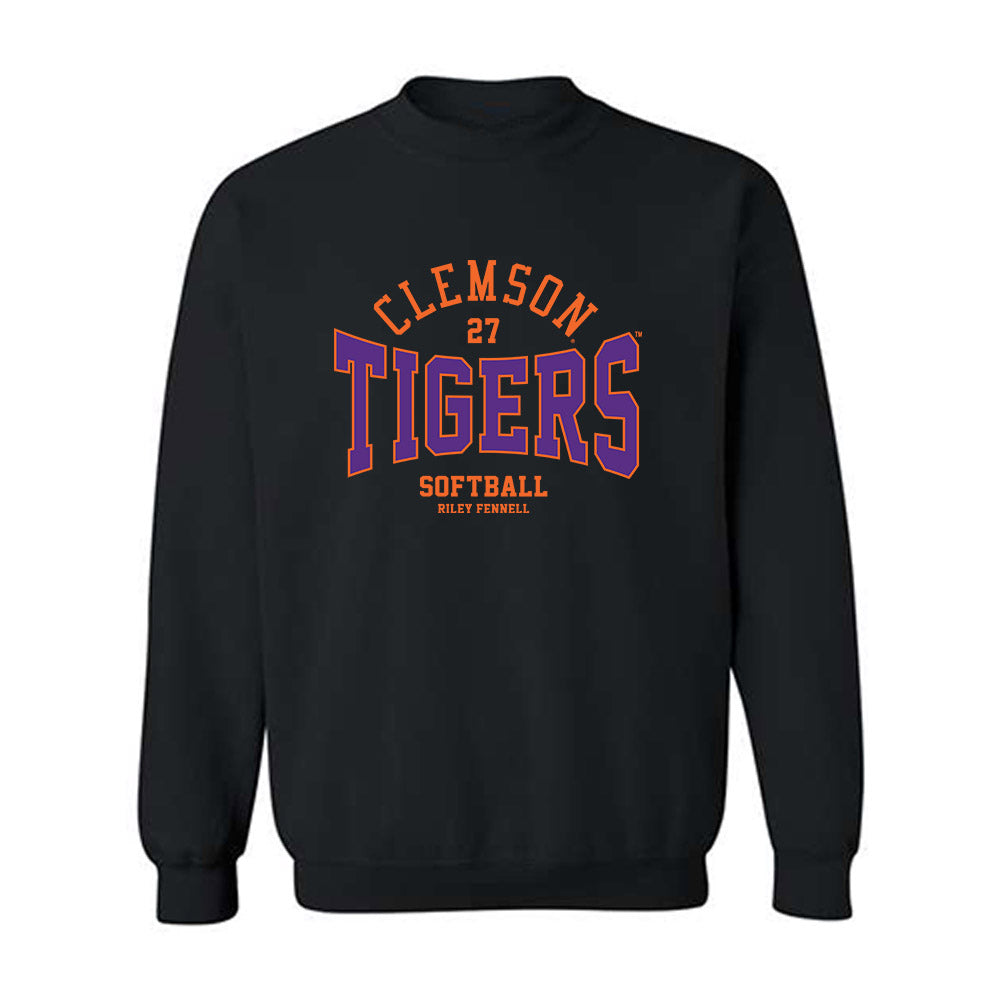 Clemson - NCAA Softball : Riley Fennell - Classic Fashion Shersey Crewneck Sweatshirt-0