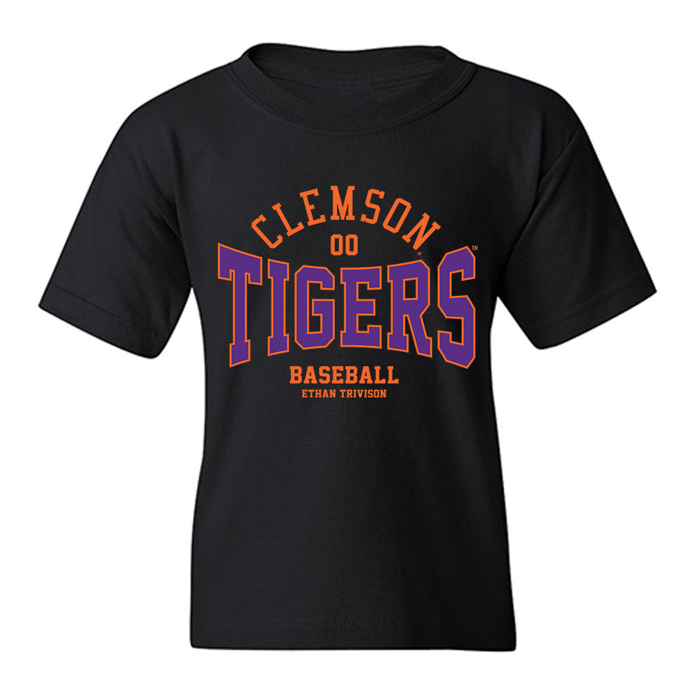 Clemson - NCAA Baseball : Ethan Trivison - Classic Fashion Shersey Youth T-Shirt-0