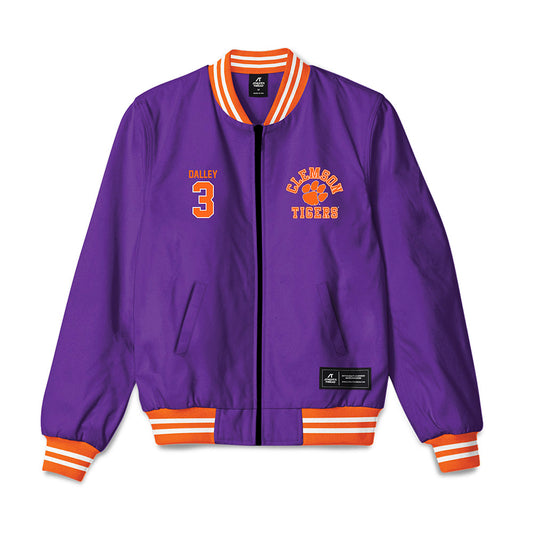 Clemson - NCAA Baseball : Ty Dalley - Bomber Jacket-0