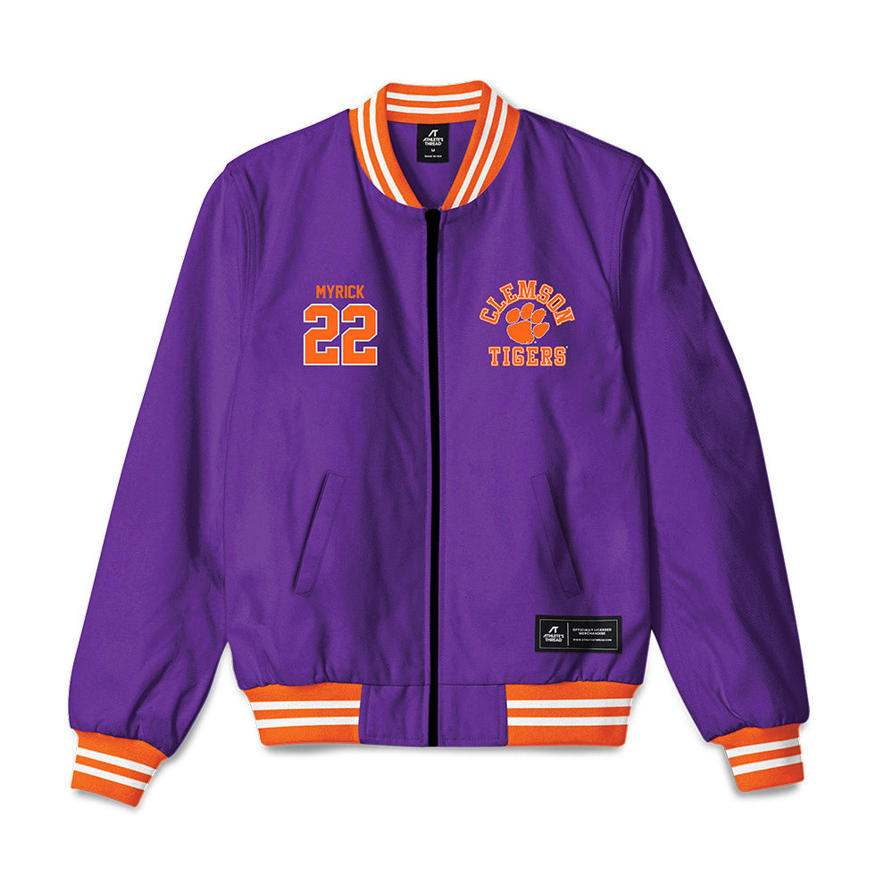 Clemson - NCAA Football : Corey Myrick - Bomber Jacket-0