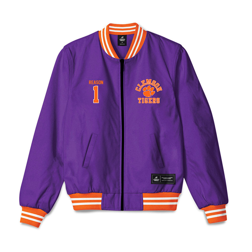 Clemson - NCAA Women's Soccer : Nona Reason - Bomber Jacket-0