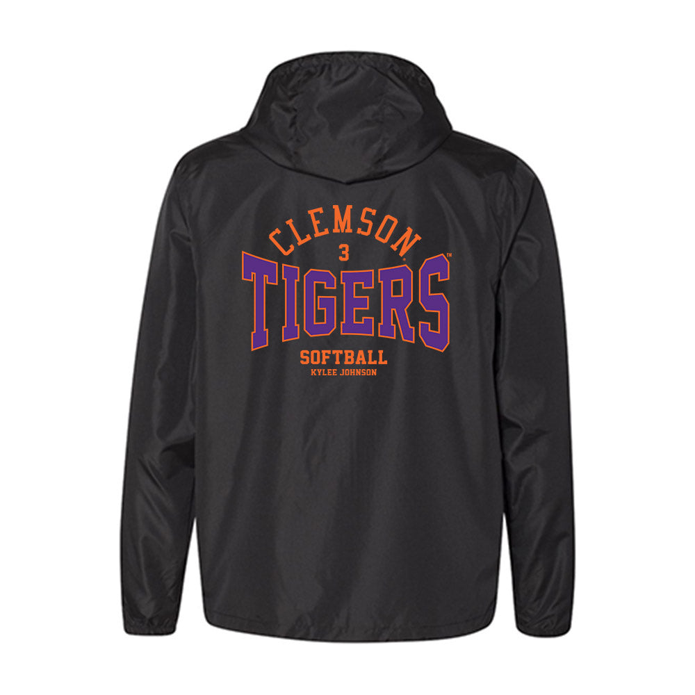 Clemson - NCAA Softball : Kylee Johnson - Windbreaker-1