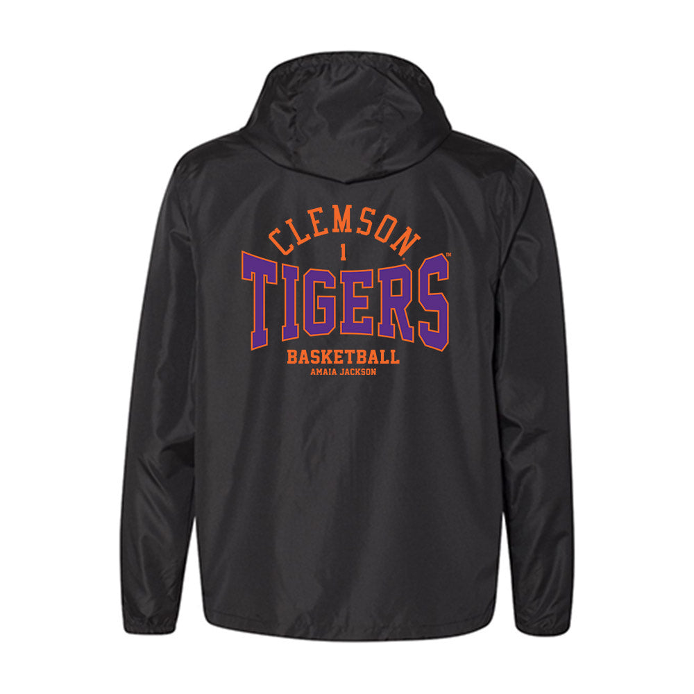 Clemson - NCAA Women's Basketball : Amaia Jackson - Windbreaker-1