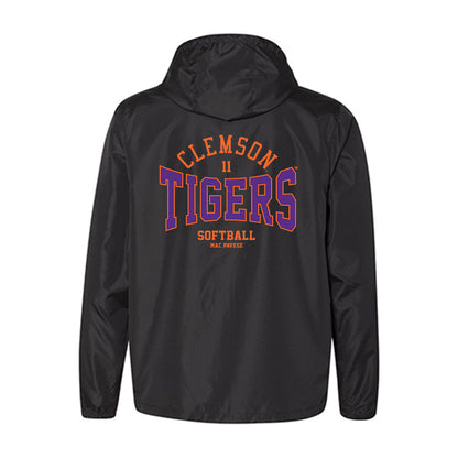 Clemson - NCAA Softball : Mac Pavese - Windbreaker-1