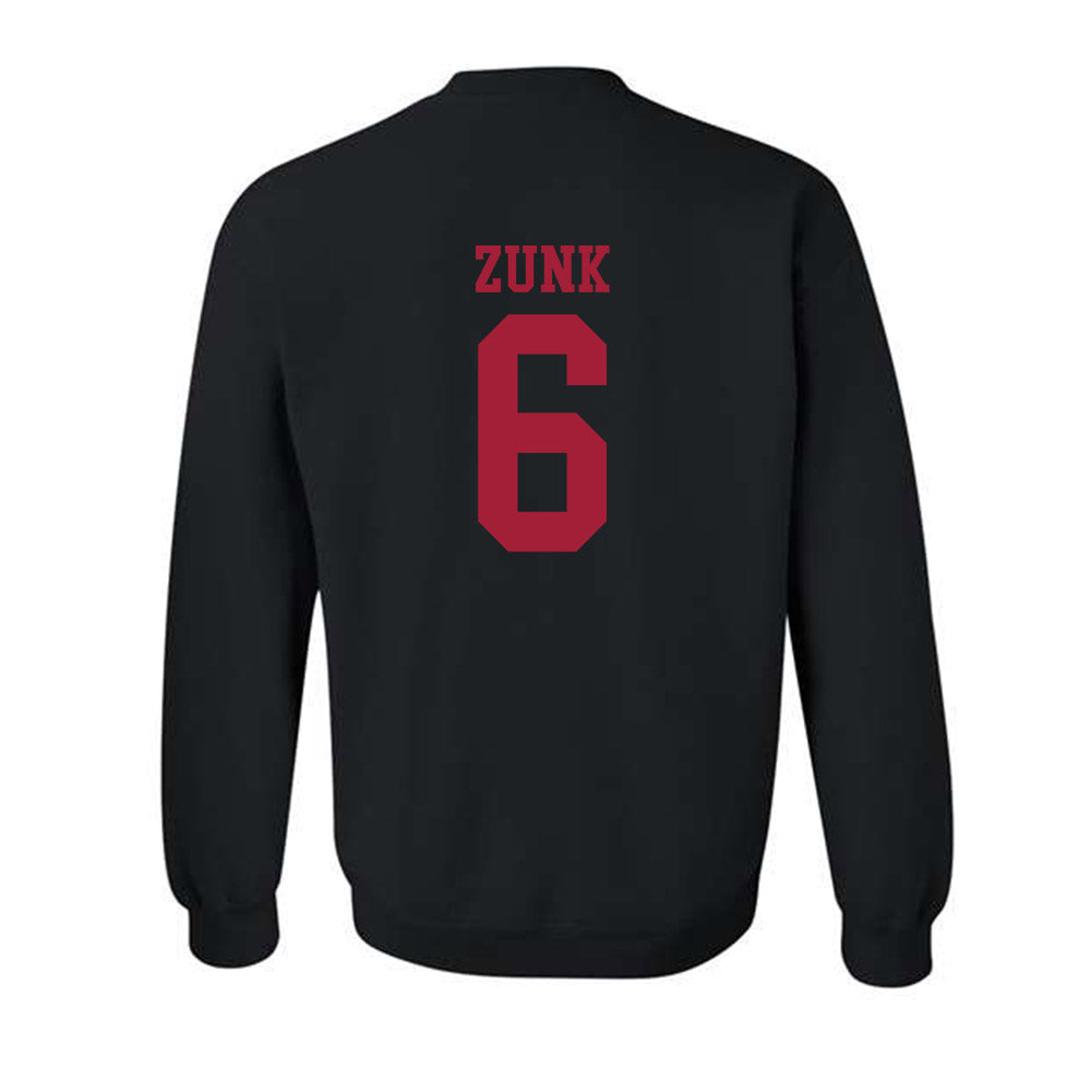 WSU - NCAA Football : Linus Zunk - Classic Shersey Crewneck Sweatshirt-1