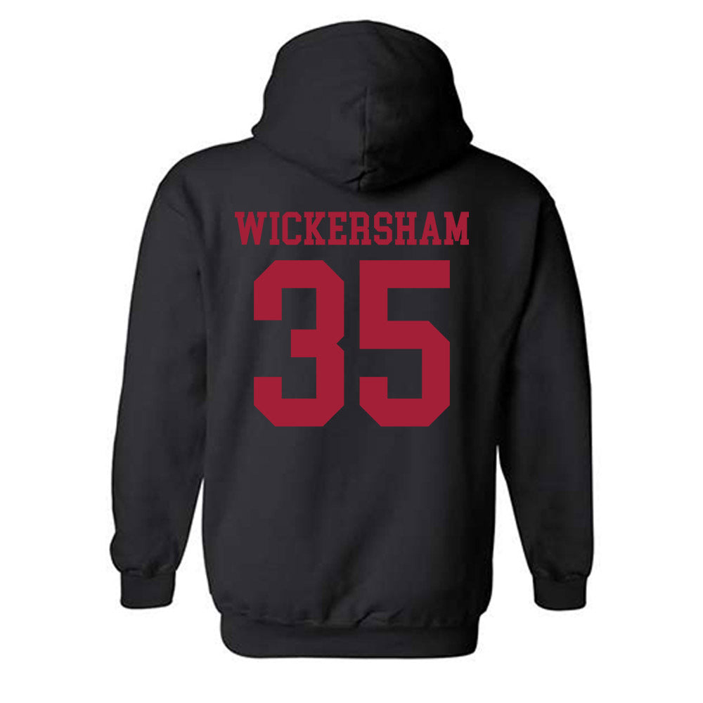 WSU - NCAA Baseball : Kaden Wickersham - Classic Shersey Hooded Sweatshirt-1