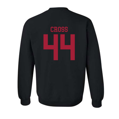 WSU - NCAA Baseball : Brock Cross - Classic Shersey Crewneck Sweatshirt-1
