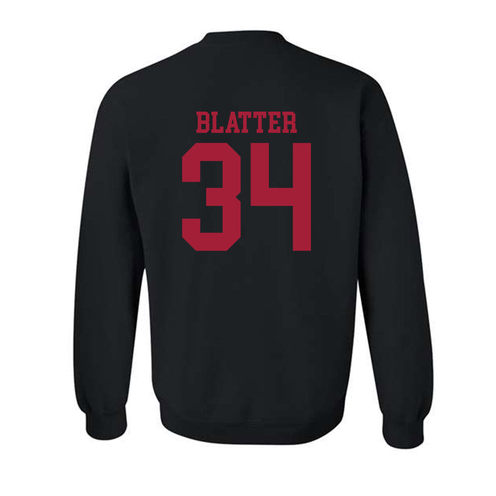 WSU - NCAA Baseball : Brock Blatter - Classic Shersey Crewneck Sweatshirt-1
