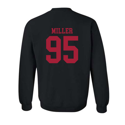 WSU - NCAA Football : Balaam Miller - Classic Shersey Crewneck Sweatshirt-1
