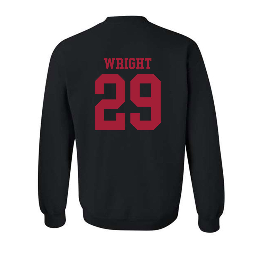 WSU - NCAA Football : Erimus Wright - Classic Shersey Crewneck Sweatshirt-1