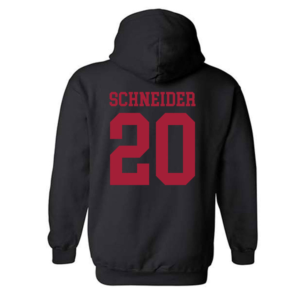 WSU - NCAA Baseball : Gabe Schneider - Classic Shersey Hooded Sweatshirt-1