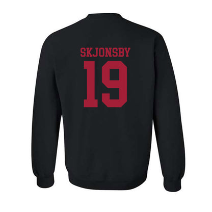 WSU - NCAA Baseball : Ryan Skjonsby - Classic Shersey Crewneck Sweatshirt-1