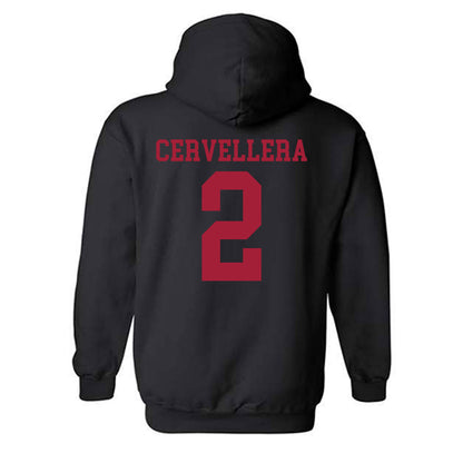 WSU - NCAA Women's Volleyball : Madyn Cervellera - Classic Shersey Hooded Sweatshirt-1