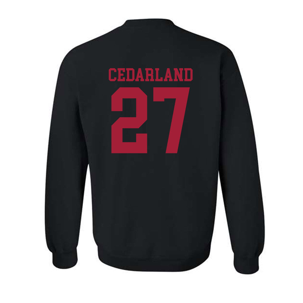 WSU - NCAA Football : Hudson Cedarland - Classic Shersey Crewneck Sweatshirt