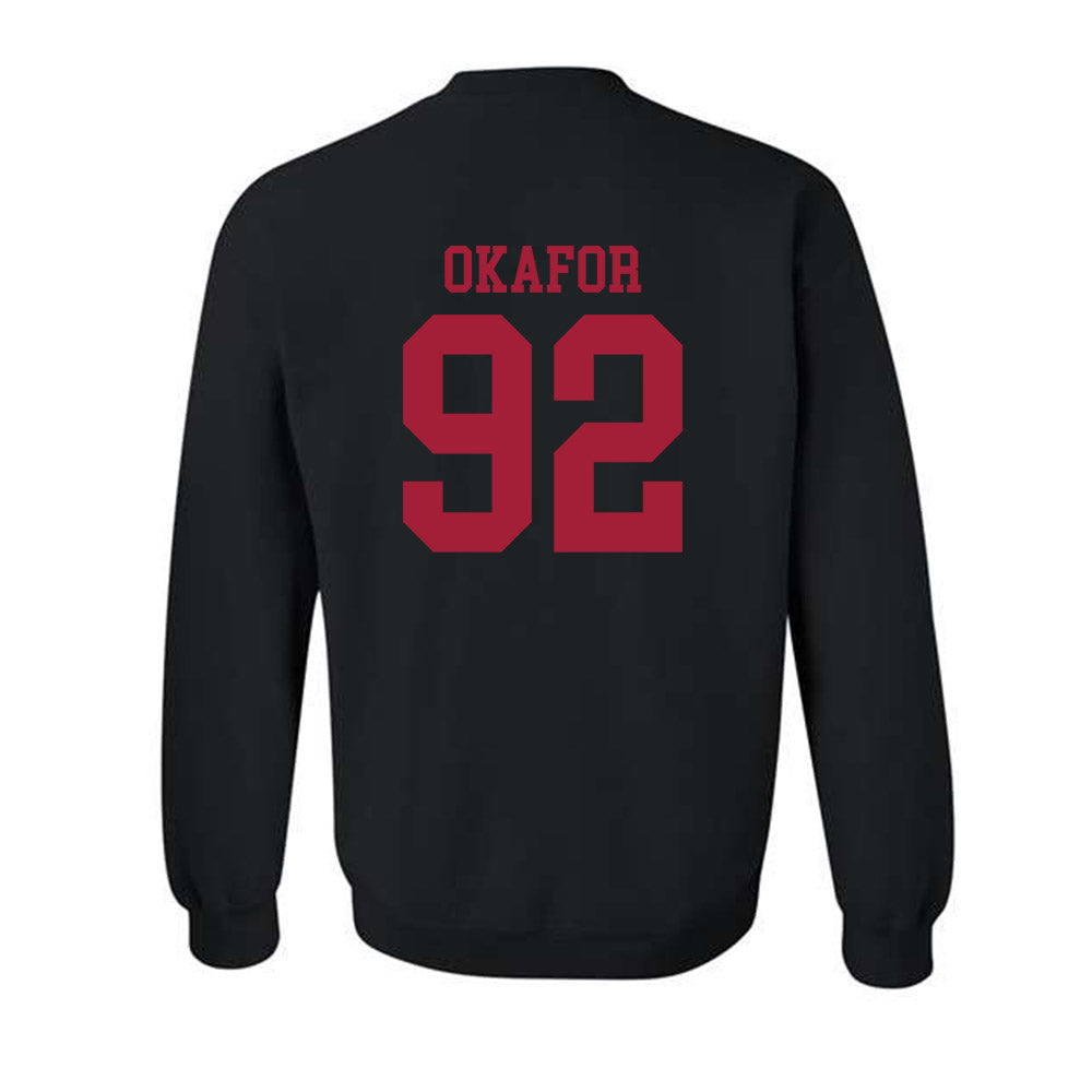 WSU - NCAA Football : Ike Okafor - Classic Shersey Crewneck Sweatshirt-1