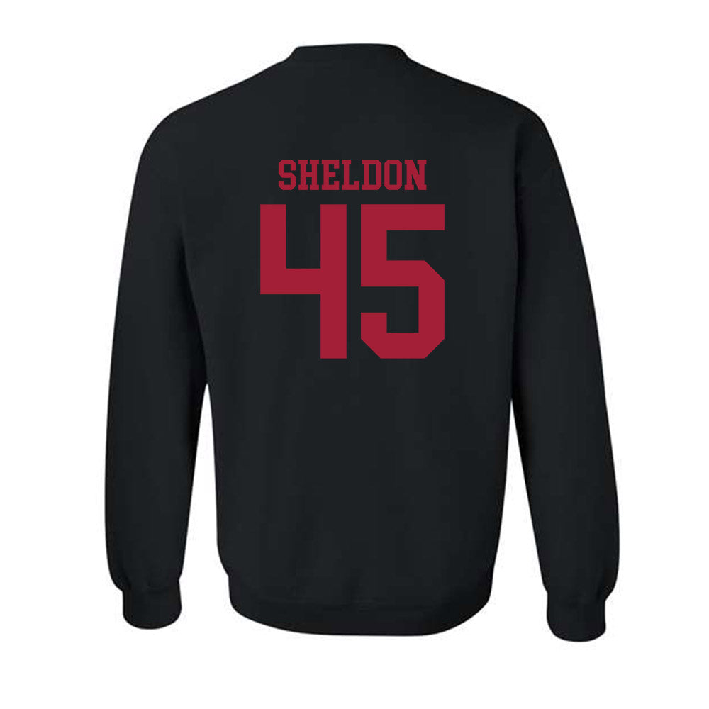 WSU - NCAA Baseball : Austin Sheldon - Classic Shersey Crewneck Sweatshirt-1
