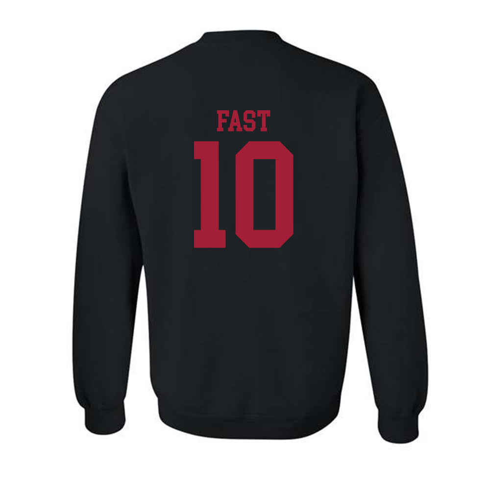 WSU - NCAA Baseball : Taber Fast - Classic Shersey Crewneck Sweatshirt-1