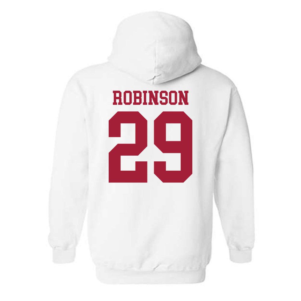 WSU - NCAA Baseball : Jacob Robinson - Classic Shersey Hooded Sweatshirt-1