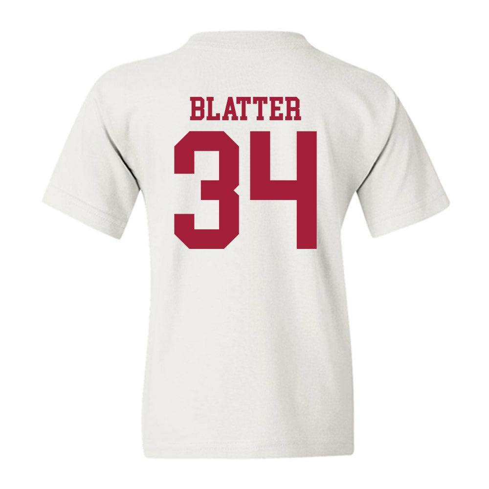 WSU - NCAA Baseball : Brock Blatter - Classic Shersey Youth T-Shirt-1
