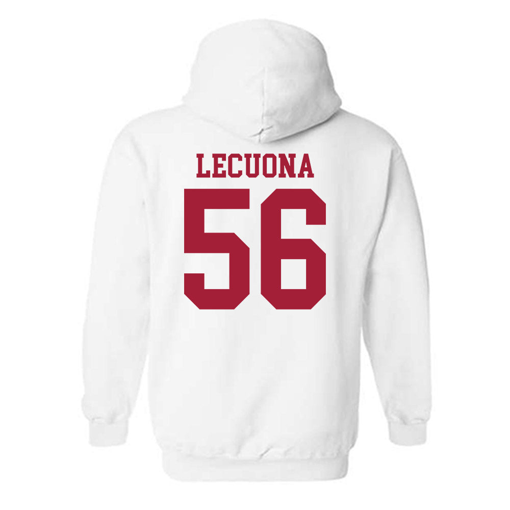 WSU - NCAA Football : Fernando Lecuona - Classic Shersey Hooded Sweatshirt-1