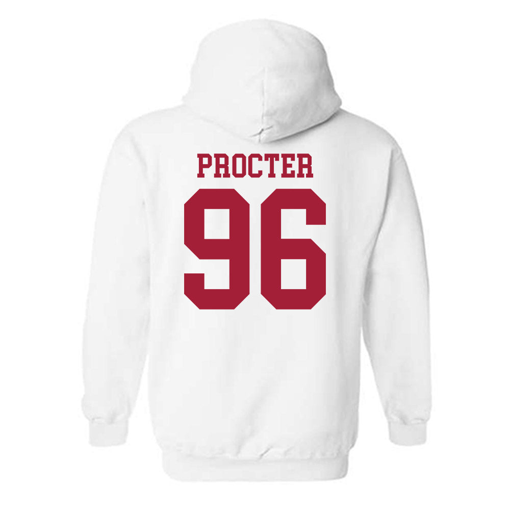WSU - NCAA Football : Jack Procter - Classic Shersey Hooded Sweatshirt-1