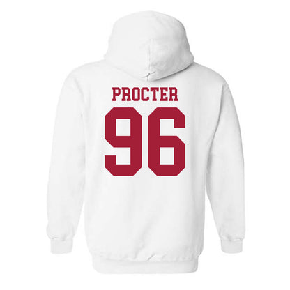 WSU - NCAA Football : Jack Procter - Classic Shersey Hooded Sweatshirt-1